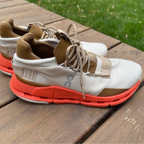 On Running Cloudnovq Pearl Flame size 7 - Picture 2 of 9